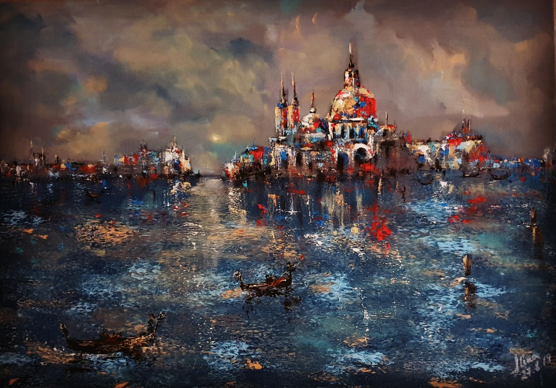 ArteDiAlina.com painting: Late in Venice